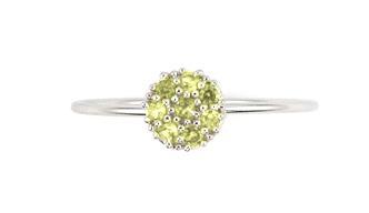 Inel argint 925 cu zirconii galbene [1]