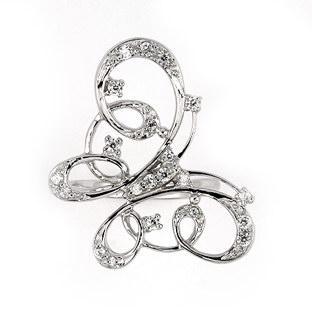 Inel argint 925 elegant forma fluturas cu zirconii [1]