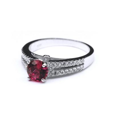 Inel argint 925 rodiat cu zirconii [1]