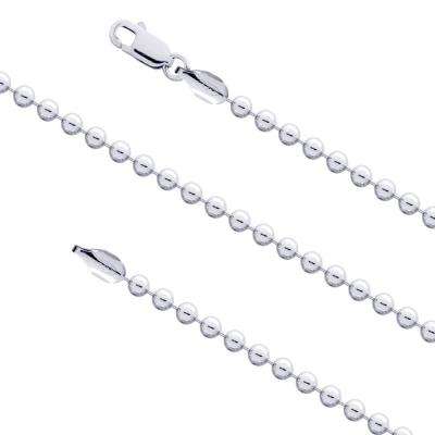 Lant argint 925 model militar 1.35 mm cu bilute army 51 cm LSX0095 [0]