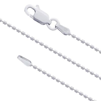 Lant argint 925 rodiat cu bilute model militar [0]