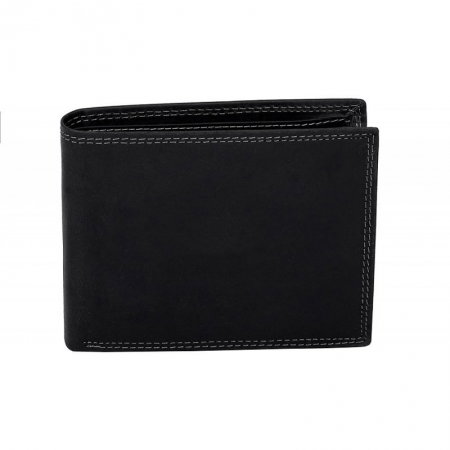 Portofel barbati din piele naturala Forever Young PORM610 Negru [0]