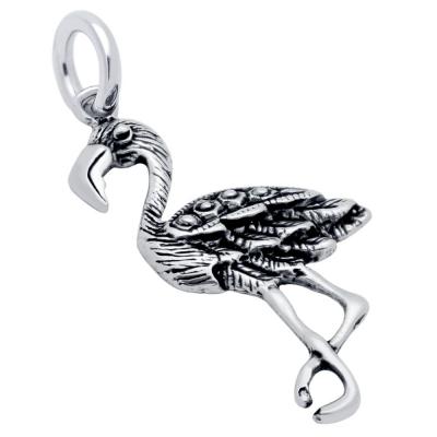 Pandantiv argint 925 in forma de pasare flamingo [1]