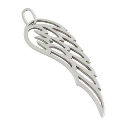 Pandantiv argint 925 rodiat in forma de aripa de inger - Be Protected [0]