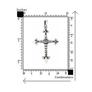 Pandantiv cruce masiva TWISTED BLADE PSX0385 [2]