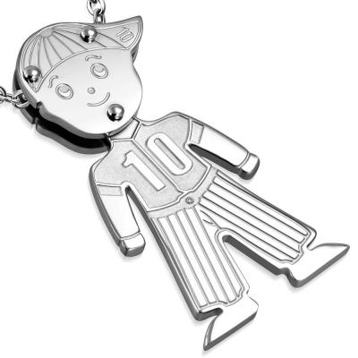 Pandantiv otel inox in forma de baietel