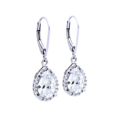 Set elegant din argint 925 picatura cu zirconii - Be Nature [1]