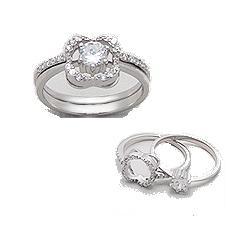 Set inele argint 925 rodiat cu zirconii [0]