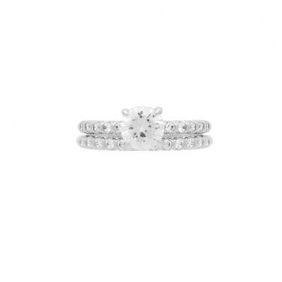 Set inele argint 925 rodiat cu zirconii [1]