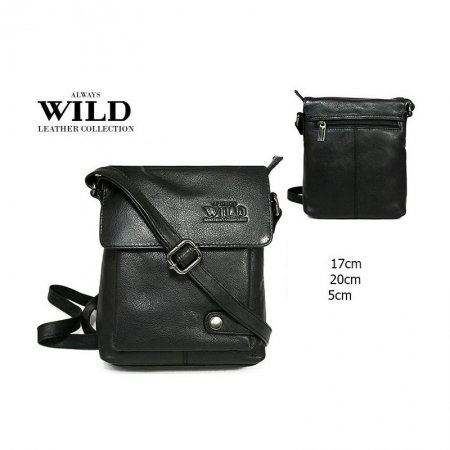 Geanta de umar din piele naturala marca Always Wild [7]