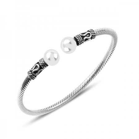 Bratara argint 925 cu bilute si aspect vintage - Be Authentic BTU0078 [0]