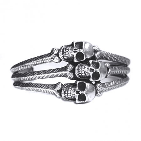 Bratara argint 925 cu cranii [0]