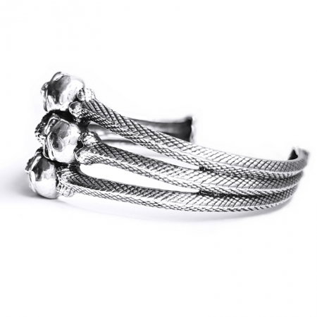 Bratara argint 925 cu cranii [1]