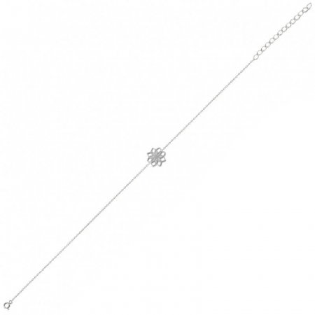 Bratara argint 925 cu floare [0]