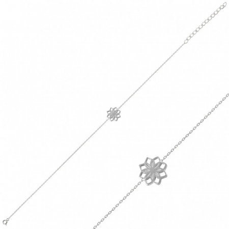 Bratara argint 925 cu floare [1]