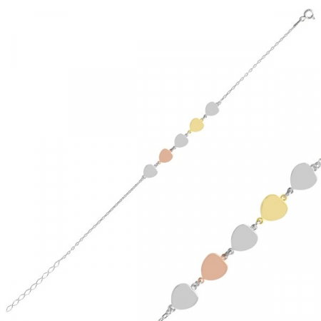 Bratara argint 925 cu inimioara [1]