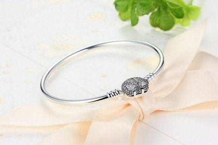 Bratara argint 925 cu inimioara Allways in my heart si zirconii albe - Be Elegant BST0015 [3]