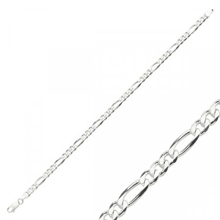 Bratara argint 925 Figaro, Latime 4,65 mm - BTU0140 [1]