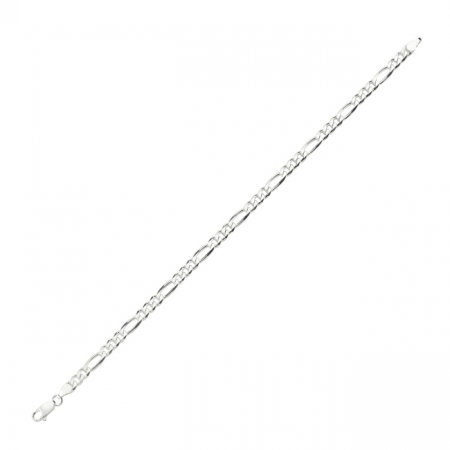 Bratara argint 925 Figaro, Latime 4,65 mm - BTU0140 [2]