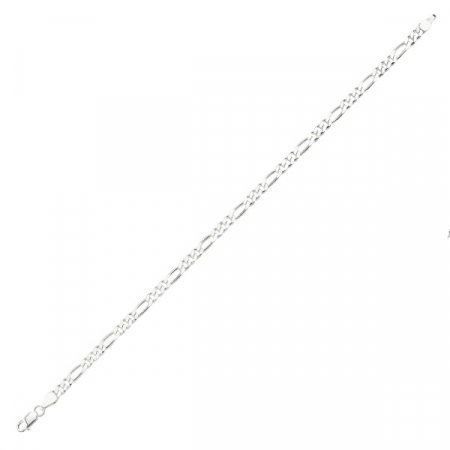 Bratara argint 925 Figaro, Latime: 4,80 mm - BTU0139 [1]