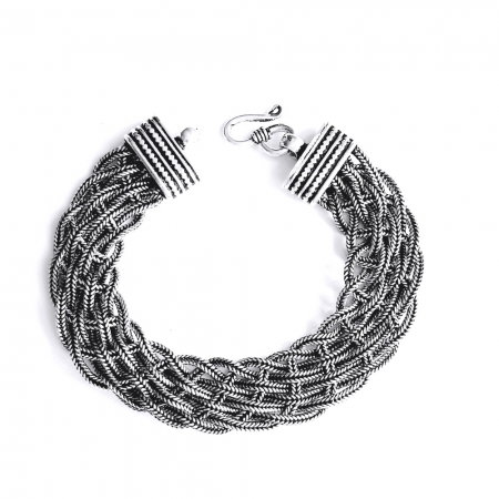 Bratara argint 925 impletita, Timeea [0]