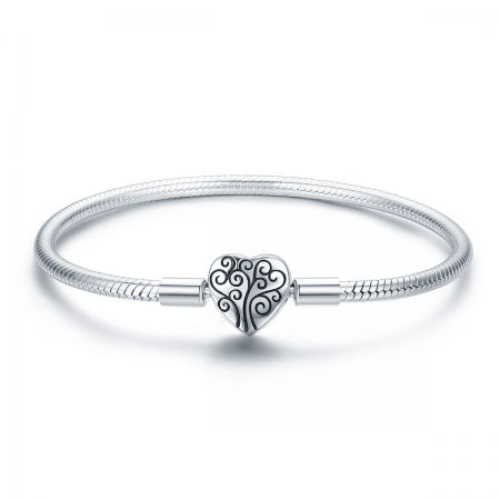 Bratara argint 925 inimioara cu copacul vietii - Be in Love BST0036
