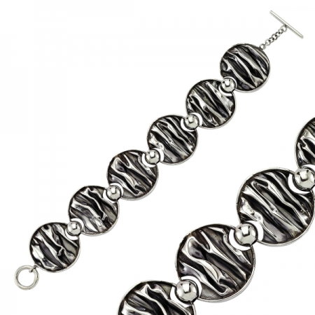 Bratara argint 925 model scoarta de copac - Be Authentic BTU0067 [1]