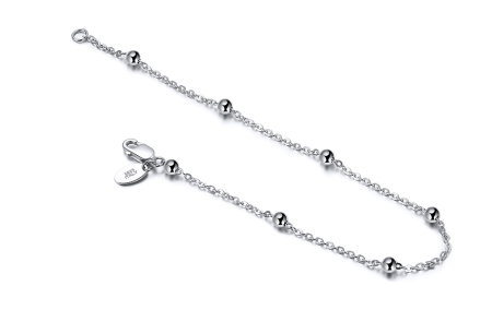 Bratara argint 925 placata cu rodiu 20 cm [8]