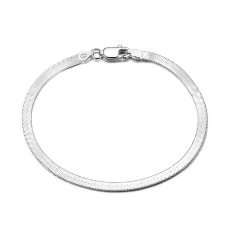 Bratara plata argint 925 placata cu rodiu, UNISEX