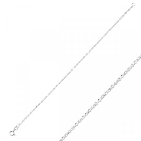 Bratara argint 925 tip Rolo zale rotunde - Lungime: 18 cm [0]