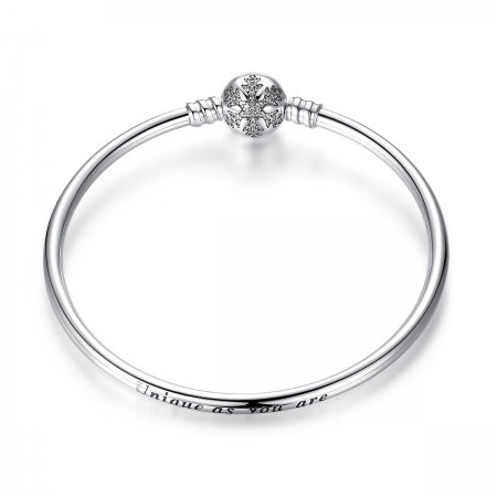 Bratara argint 925 Unique As You cu fulg de nea si zirconii albe - Be Elegant BST0016 [0]