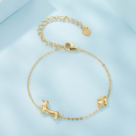 Bratara argint Catel Teckel [4]