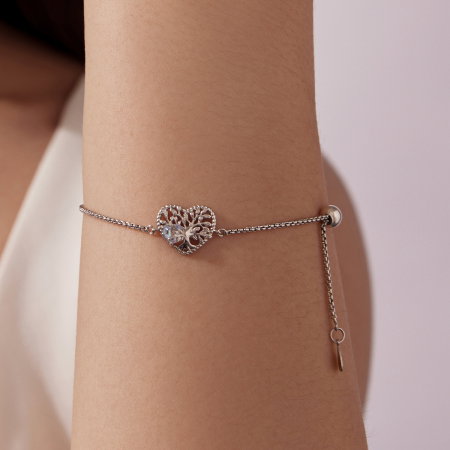 Bratara argint copacul vietii cu Piatra Lunii [1]