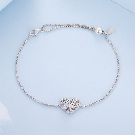 Bratara argint copacul vietii cu Piatra Lunii [4]