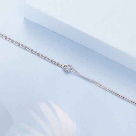 Bratara argint cu 2 lanturi [4]