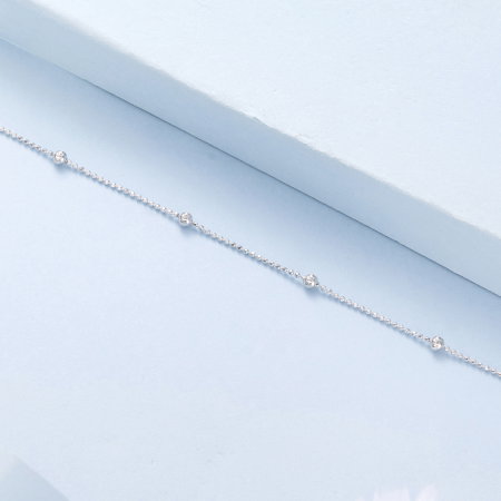 Bratara argint cu bilute gravate [8]