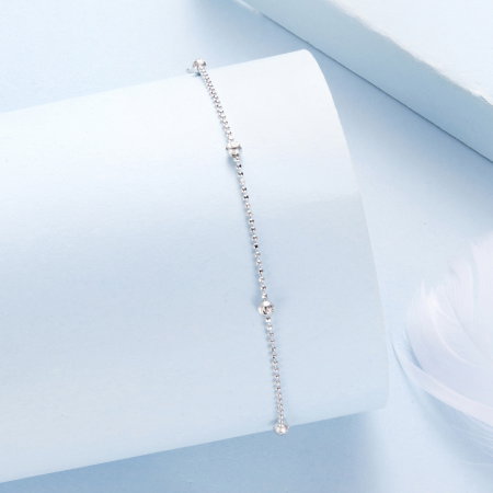 Bratara argint cu bilute gravate [3]