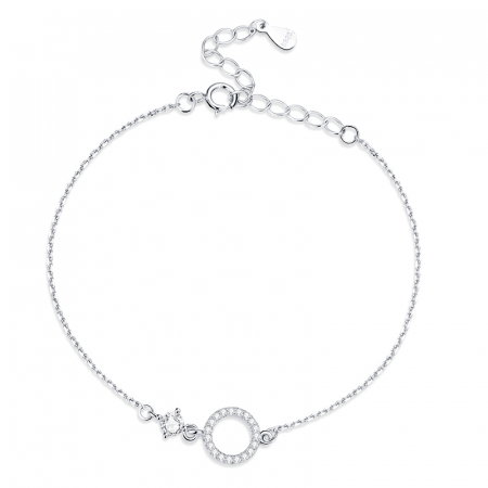 Bratara argint cu cerc