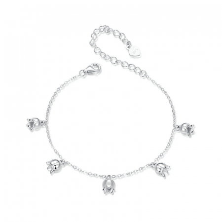 Bratara argint cu flori de margaritar [8]