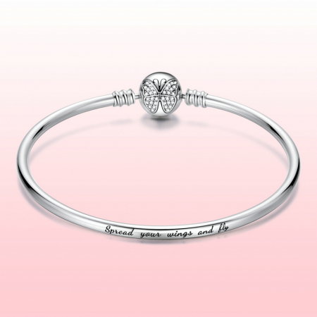 Bratara argint cu fluturas [10]