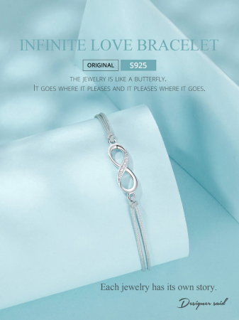Bratara argint cu infinit [12]
