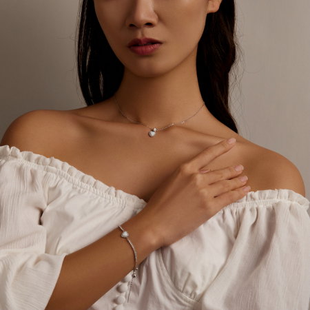 Bratara argint cu inima de opal [12]