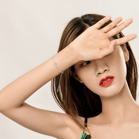 Bratara argint cu margarete [5]