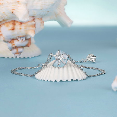 Bratara argint cu melc de mare [5]