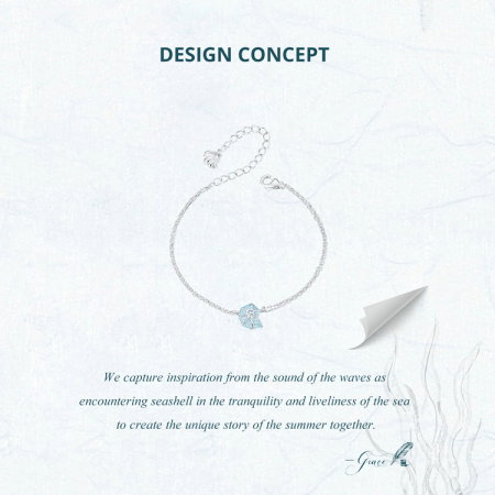 Bratara argint cu melc de mare [12]