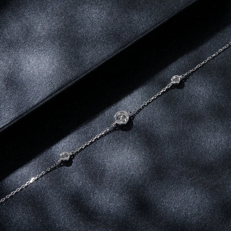 Bratara argint cu Moissanit [6]