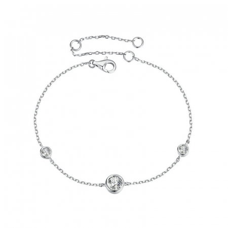 Bratara argint cu Moissanit