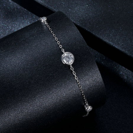 Bratara argint cu Moissanit [2]