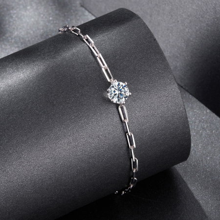 Bratara argint cu Moissanit [4]