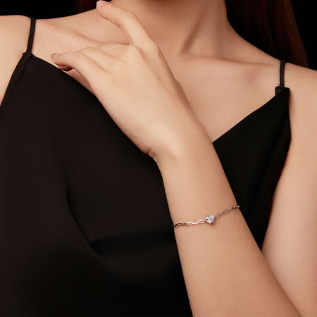 Bratara argint cu Moissanit [7]